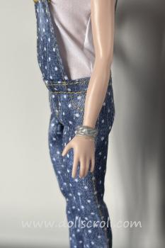 Mattel - Barbie - Fashionistas #124 - Denim Overalls - Petite - Poupée